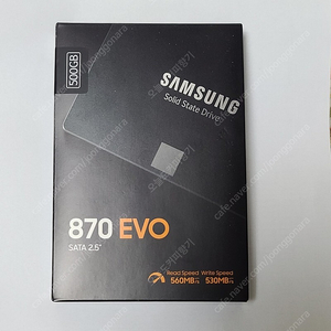 삼성전자 870 EVO 500GB SSD(택포5.5만)