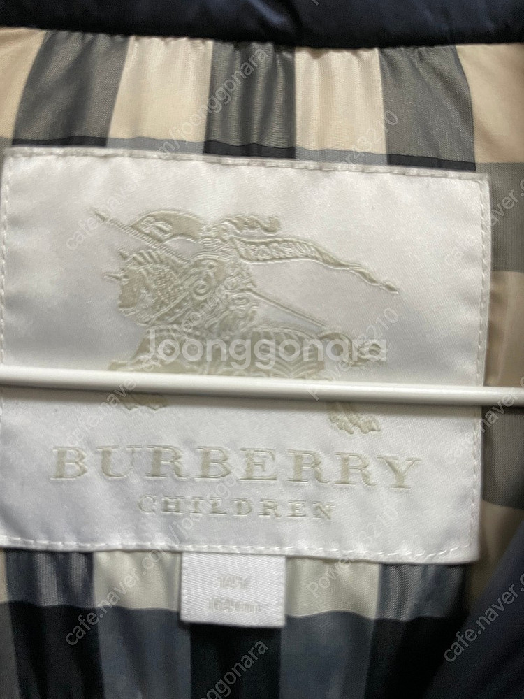 버버리칠드런 패딩 14y--1