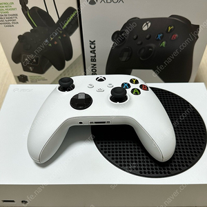 XBOX SERIES S 풀박스 + 무선패드 + 유선패드충전기 xss