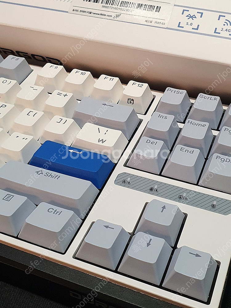 무선 키보드 듀가드 K620W 무소음 적축--2