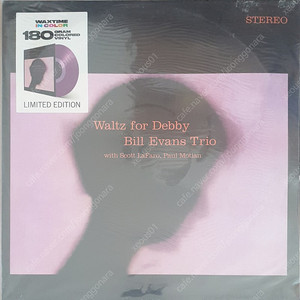 미개봉 Bill Evans Trio - Waltz For Debby 180g LP 투명 컬러 한정반