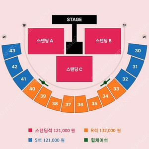 레드윔프스 내한 콘서트 5월25일 토요일 2층 35구역 1열 두자리 연석 양도합니다