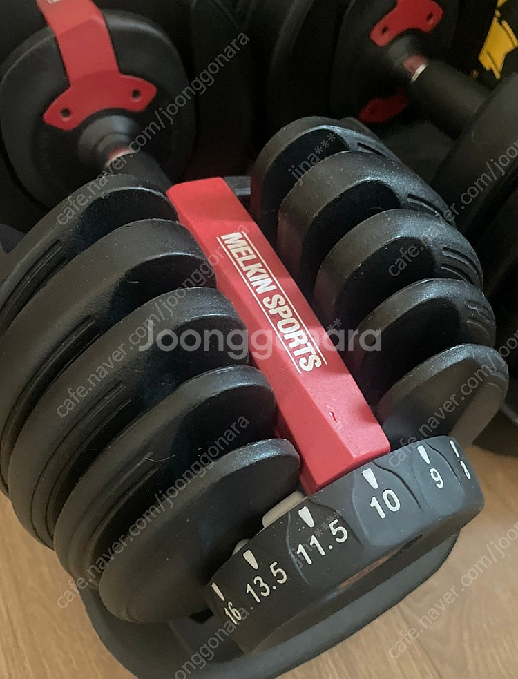 멜킨 무게 조절 덤벨 한쌍--1