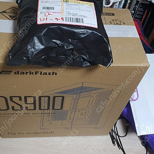 DarkFlash DS900 화이트 새제품+RGB쿨러3개 팝니다.