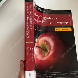 (영어 임용) 애플북 팔아요 teaching english as a second or foreign language 반값 택배비 포함