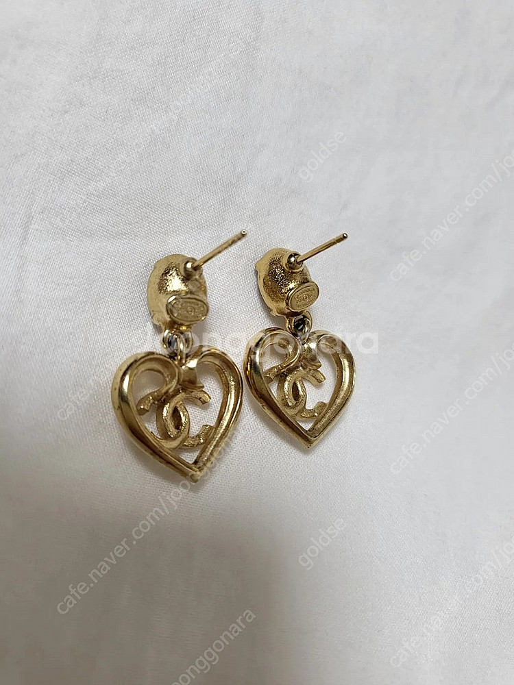 23c샤넬귀걸이 하트드롭(풀구성)--4