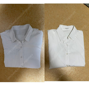반팔 /긴팔 흰 셔츠 ( 옷장정리