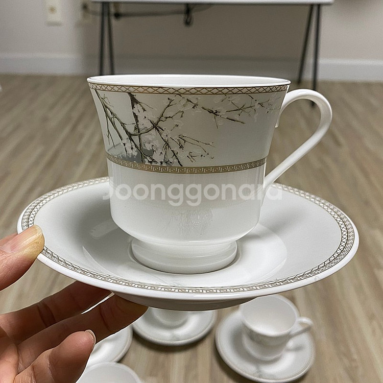 행남자기 경복궁 원양 커피잔 세트 5인 10pcs 새제...--2