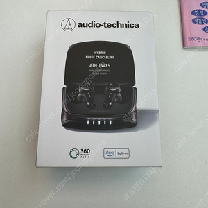 오디오 테크니카 신제품 블루투스 이어폰 ATH-TWX9 판매합니다