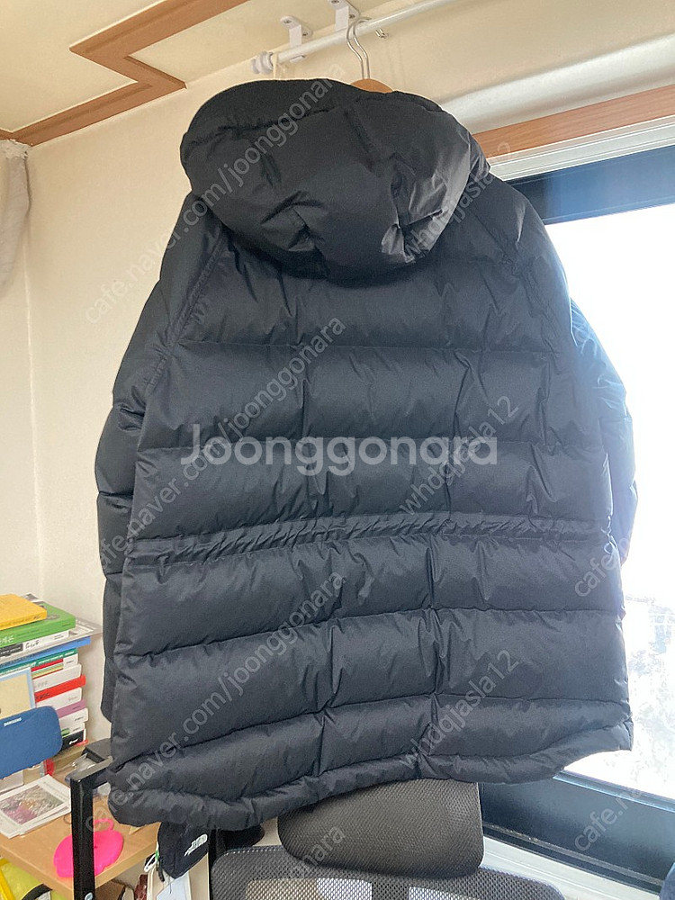 L ) 이스트로그 유틸리티 파카 패딩 검정--1