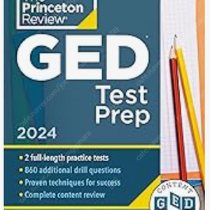 GED test Prep Plus 2024/ The Princeton Review 판매합니다.