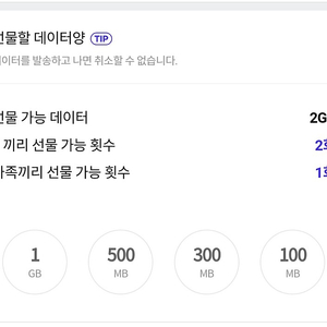 skt 데이터 2기가 선물하기 팝니다 일괄 2800원