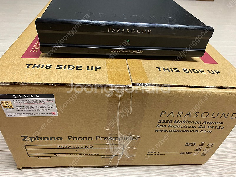 턴테이블(데논 dp-400) , 포노앰프(파라사운드 z...--3