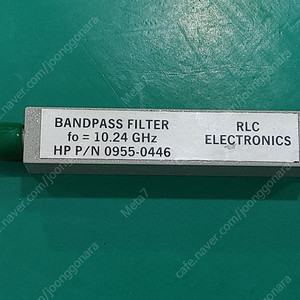 HP Band Pass Filter (RLC Electronics, 0955-0446) 중고로 매각