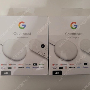 구글 크롬캐스트 4k 스노우 화이트 새상품