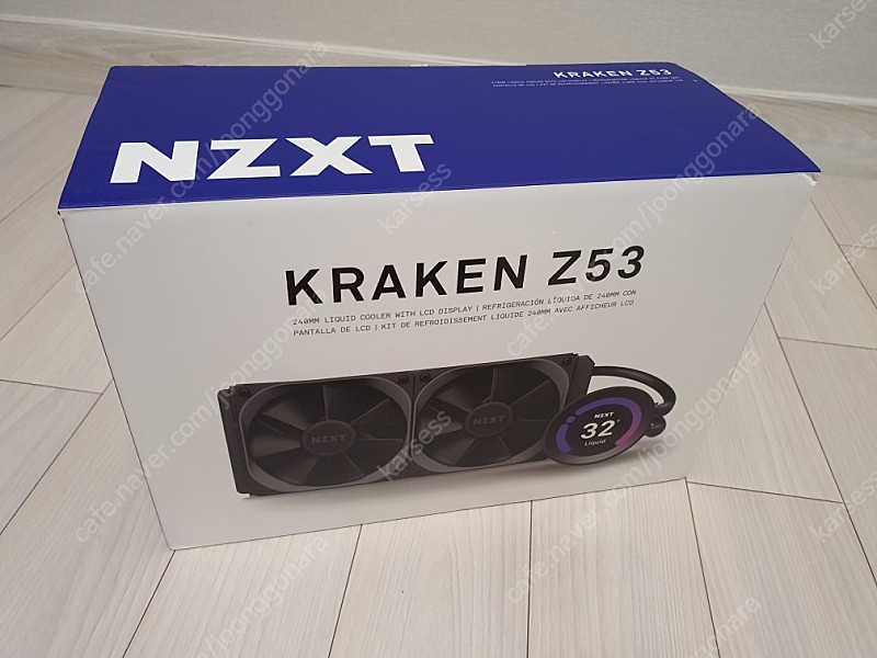 NZXT kraken 크라켄 z53 블랙 2열 수냉 판매합니다.