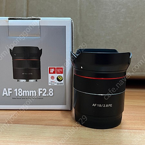 삼양 AF 18mm F2.8 소니마운트 (uv필터포함)