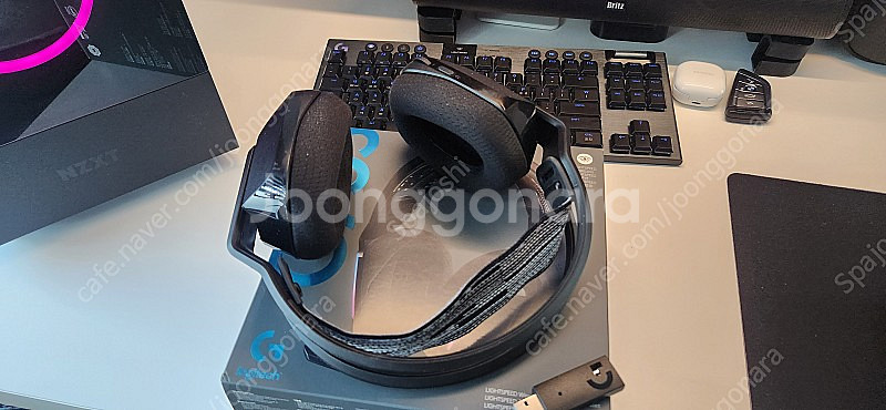 로지텍 G733 LIGHTSPEED 무선 헤드셋--2