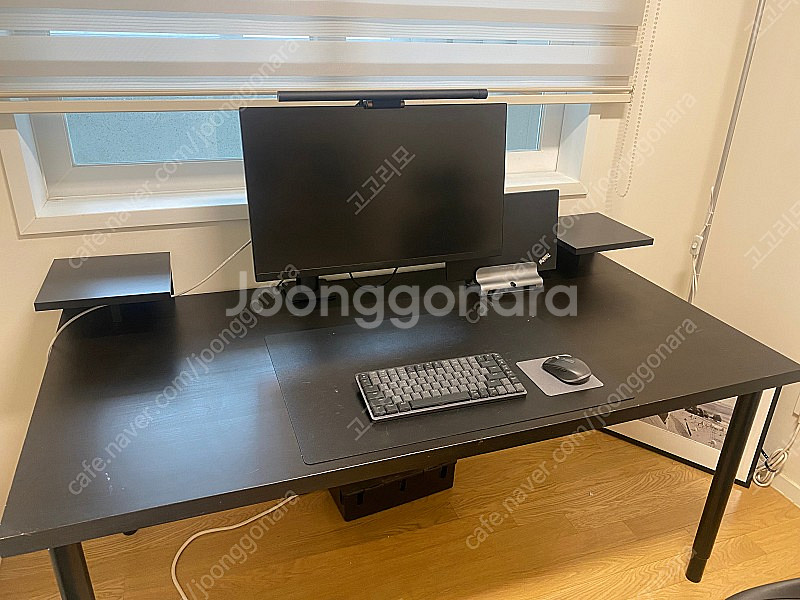 이케아 linnmon olov 스피커 스탠드 데스크 책...--0