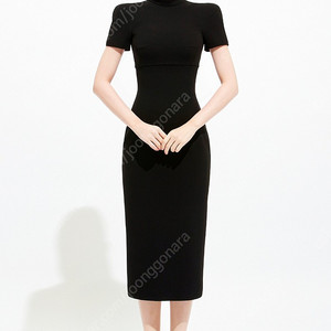 아보아보 스탠드 카라 슬림 드레스 STAND COLLAR SLIM LINE DRESS