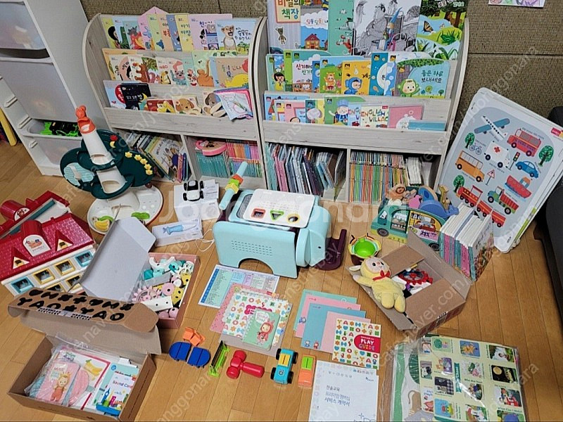 핀덴 융합 전구성 모든 교구 및 사은품 책장 포함 돌잡...--0