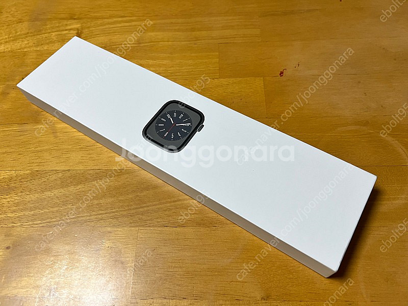 애플워치 8 스테인리스 45mm 그라파이트 애케플--3