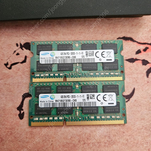 4gb 2Rx8 pc3 12800s 두개