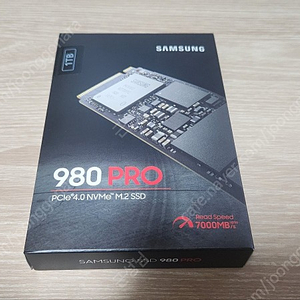 삼성 980 pro 1tb ssd 국내정품 미개봉 판매