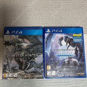 PS4 몬헌 월드 & 몬헌 아이스본 & 스틸케이스 북 팝니다.