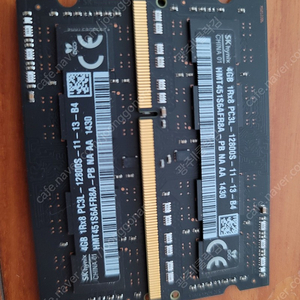 노트북 ddr4 12800 4기가 2개