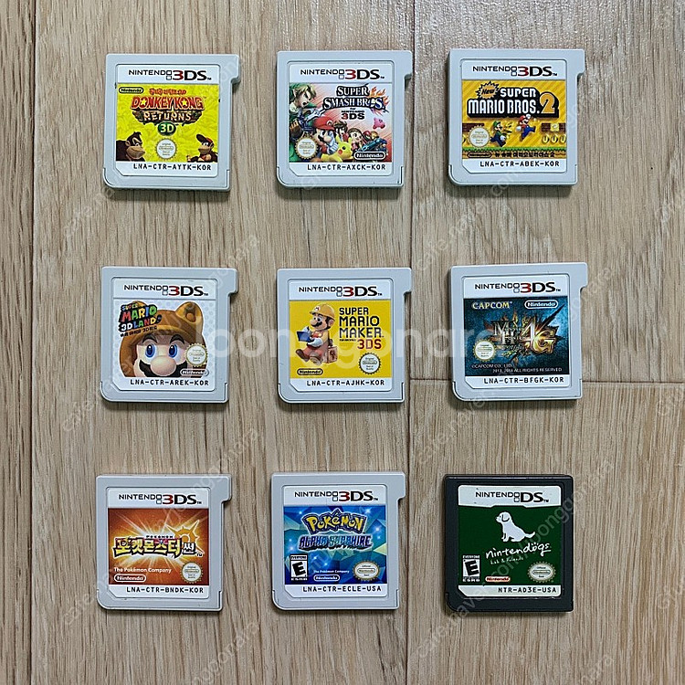 닌텐도 3DS , NDS 정발칩 판매합니다. (스위치게...--1