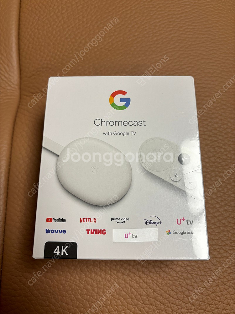 크롬캐스트 4k 미개봉 새제품--0