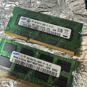 노트북 ddr3 2g 2개 택포 6000원 일괄판매합니다.