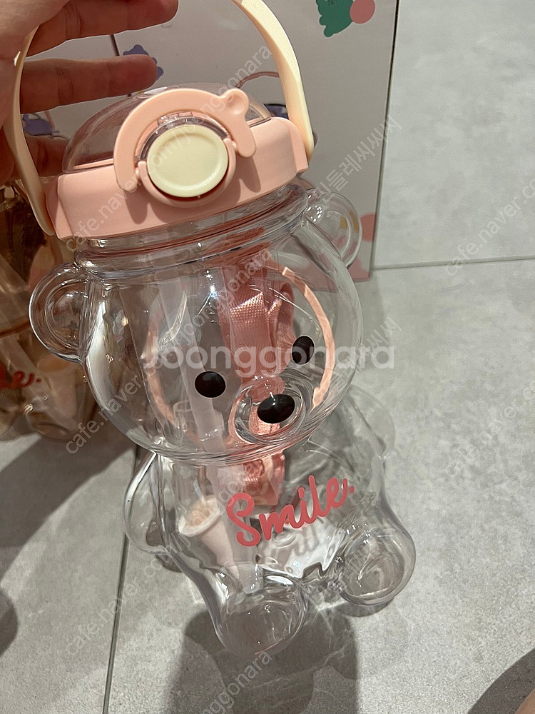 귀여운 1L 곰돌이 물통 개당 9000원 새상품--1