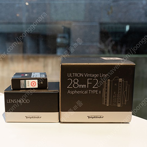 보이그랜더 ultron vintage 28mm f2 ii 블랙 팝니다.