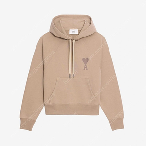아미 하트로고 후드 베이지 사이즈L