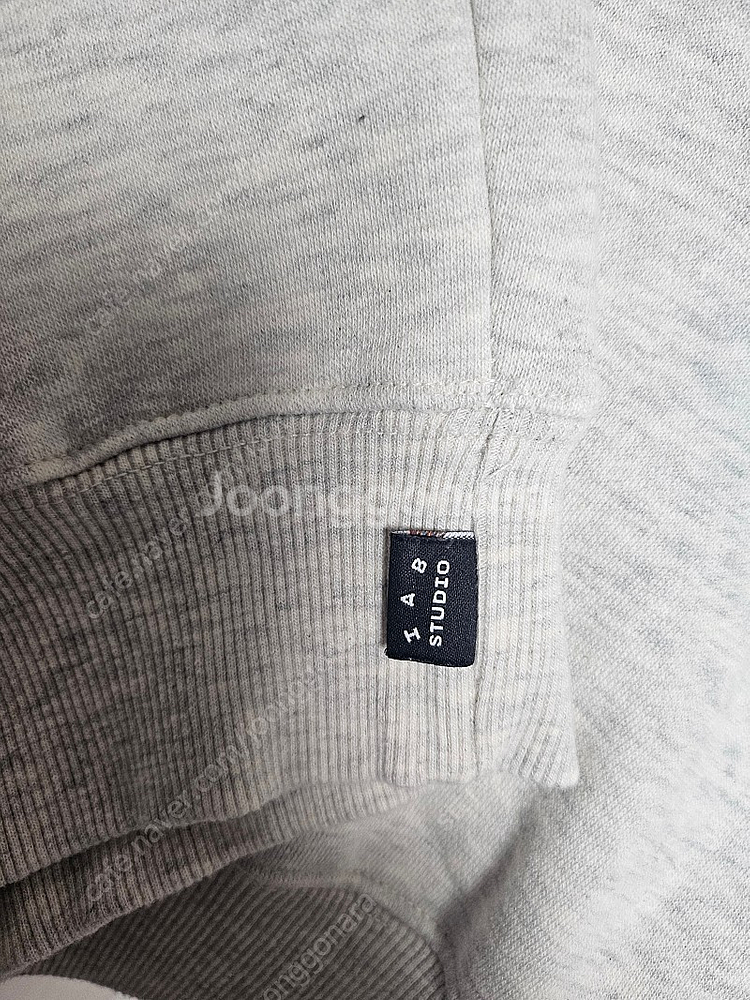 아이앱 후드티 오트밀 그레이 XL 팝니다.--5