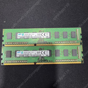 삼성 ddr3 4gb 램 2개 (pc3)