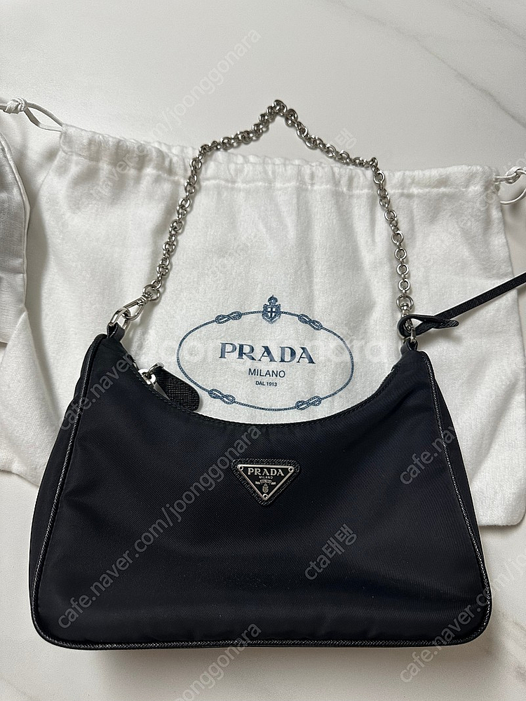 프라다 리나일론 테수토 호보백 여성 가방--1