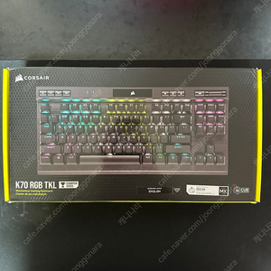 커세어 K70 RGB TKL 은축 키보드 (흡음재 포함)