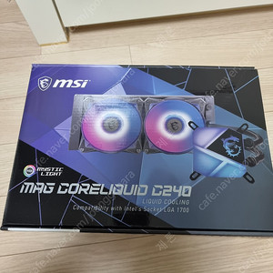 MSI MAG 코어리퀴드 C240 수냉쿨러 4만원
