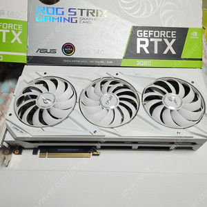 ROG STRIX 3080 10G 화이트 화스