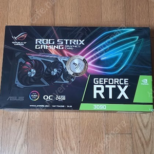 rtx3090 asus 아수스 로그스트릭스 풀박스 팝니다