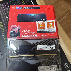 xpg ddr5 6000 메모리 32g (16*2) 판매합니다