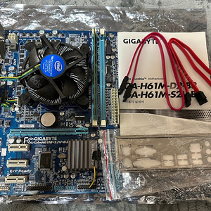 [팝니다] Gigabyte GA-H61M-S2V-B3 (박스 없음) + i5-3550 (기쿨) + DDR3 8G (PC3-12800)