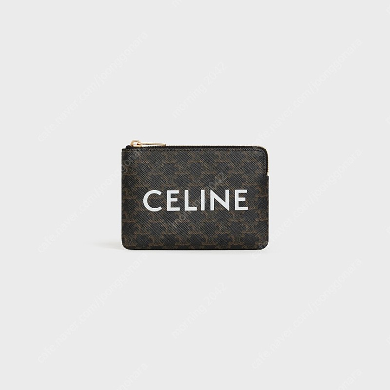셀린느 CELINE 트리오페 지퍼 코인 로고 카드 지갑 10C662CA2