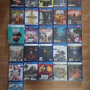 ps4 ps5 백포블러드, 이모탈라이징, 호라이즌 포비든 웨스트, 데몬즈소울, 레데리2, 사이버펑크, 디아블로4 디아4, 세인츠 로우 노토리어스 에디션, 언틸던, 보더랜드