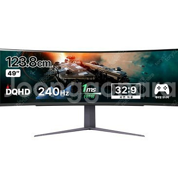 LG 49WQ95C 커브드 모니터--0