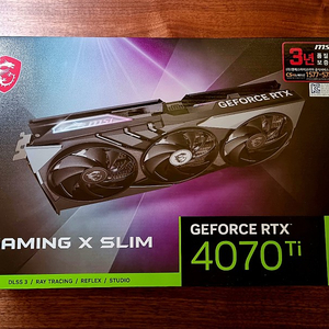 MSI 지포스 RTX 4070TI GAMING X SLIM 슬림