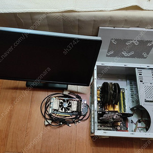 컴퓨터 dell 2412mb, q9550, 아수스 p5q 외